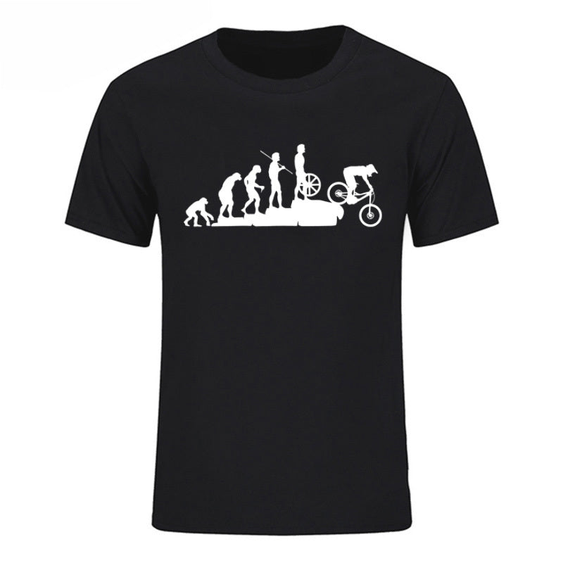 Round neck short sleeve T-shirt