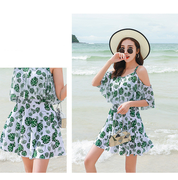 Fashion Personalized Women's Fresh Printed Swimsuit