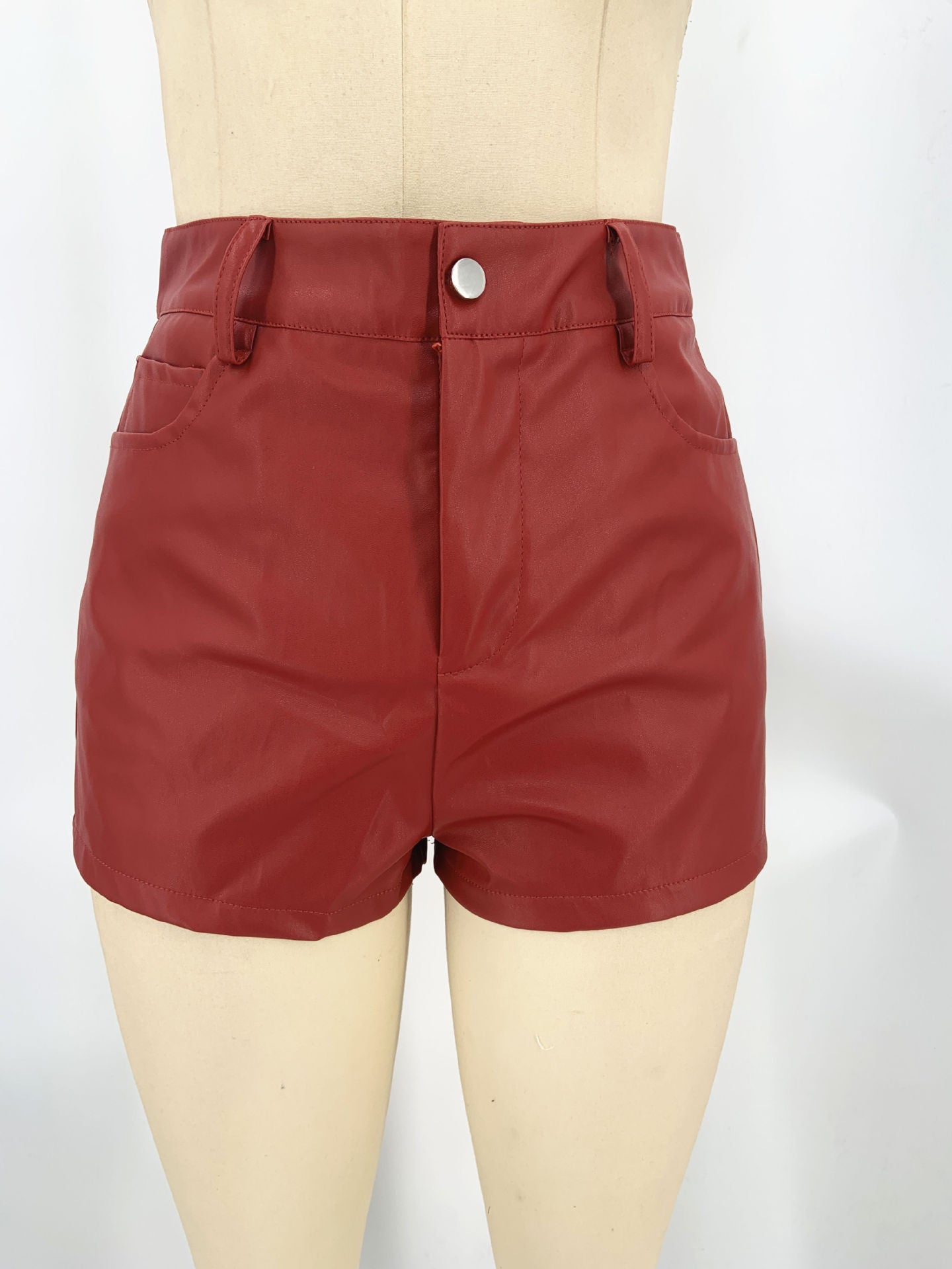 Large Size Women's Fashion High Waist Tight Shorts