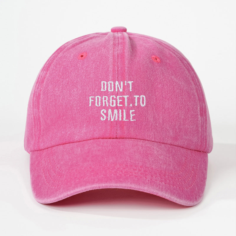 Washed Baseball For Men And Women Sun-poof Peaked Cap