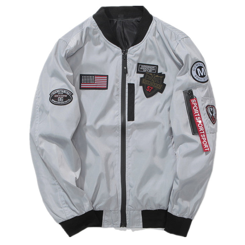 Men's Sports and Leisure Large Size Jacket Air Force