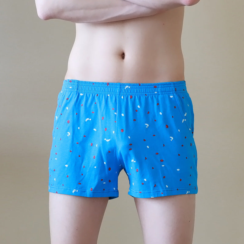 Men's Home Pajama Pants Boxer Breathable Plus Size Shorts