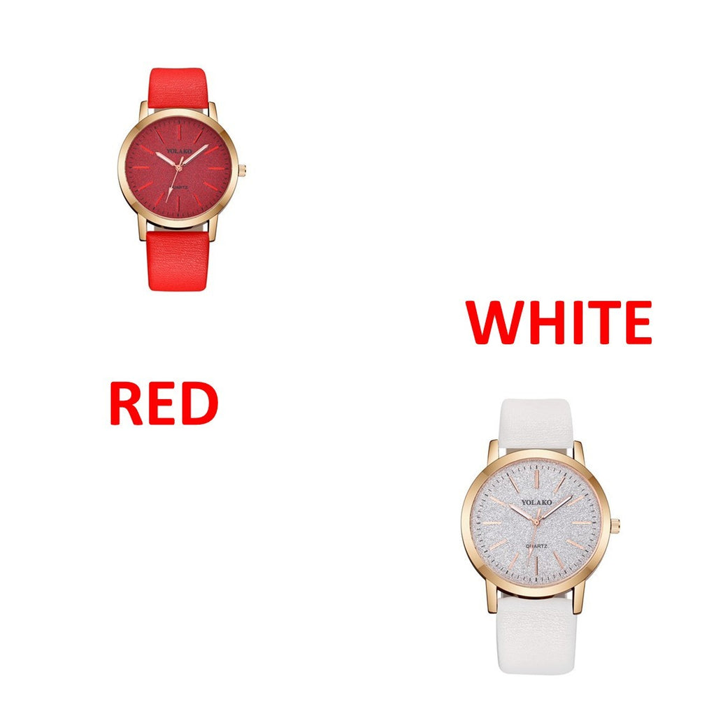 PU belt watch