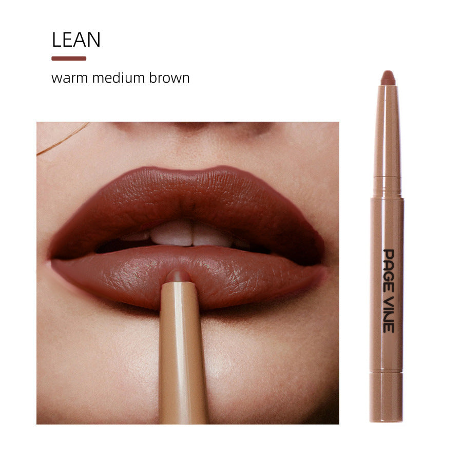 Matte Double-headed Silky Polypeptide Lip Liner
