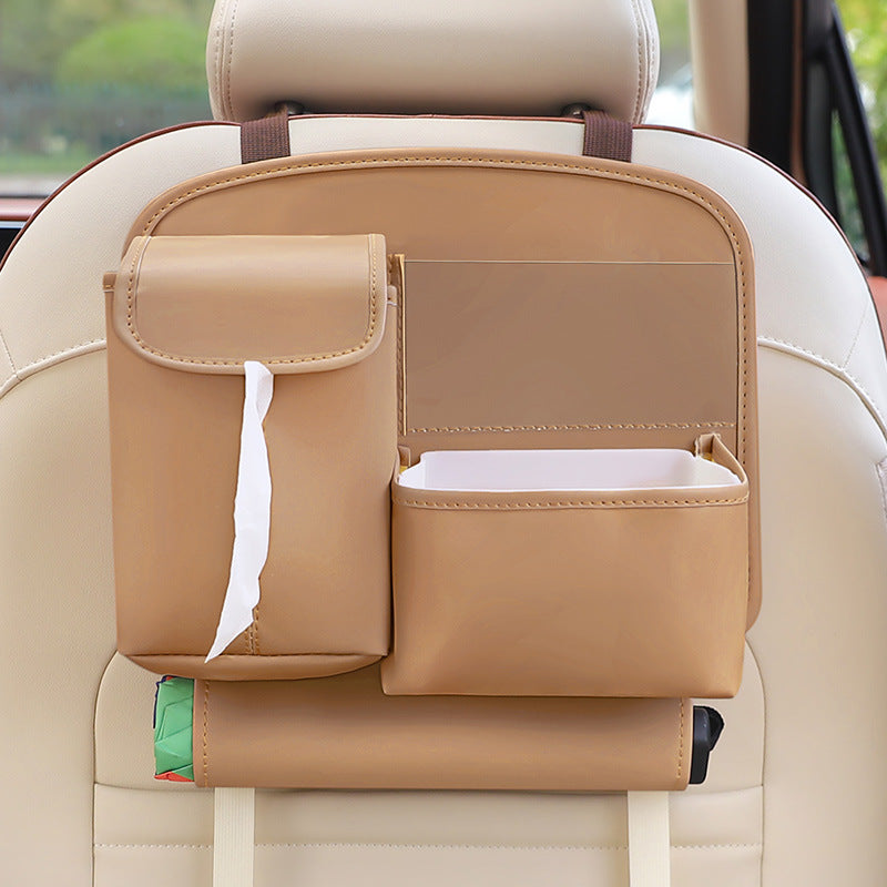 Multifunctional Car Storage Bag Cute Cartoon Rear Seat Back-mounted Storage Bag