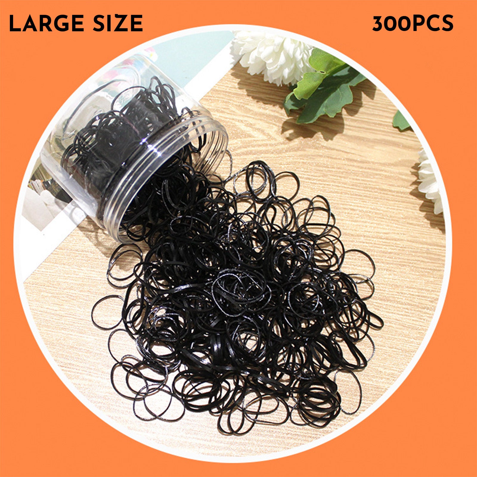Baby Hair Ties Hair Rubber Bands For Toddler Infants Kids Girls Thin Small Hair Elastics TPU 300 600 Piece Pack