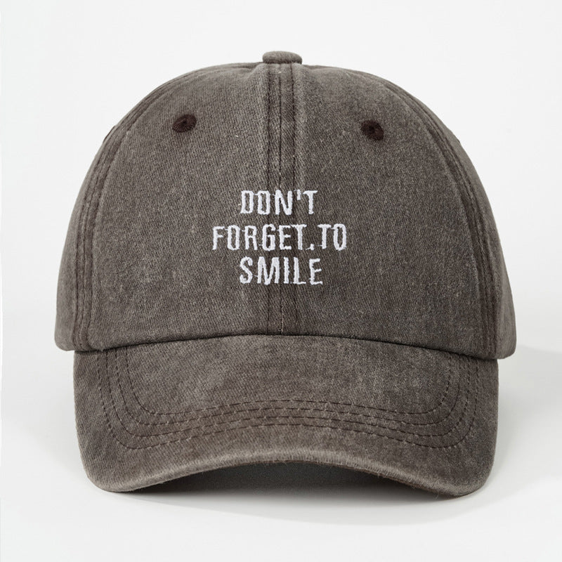 Washed Baseball For Men And Women Sun-poof Peaked Cap