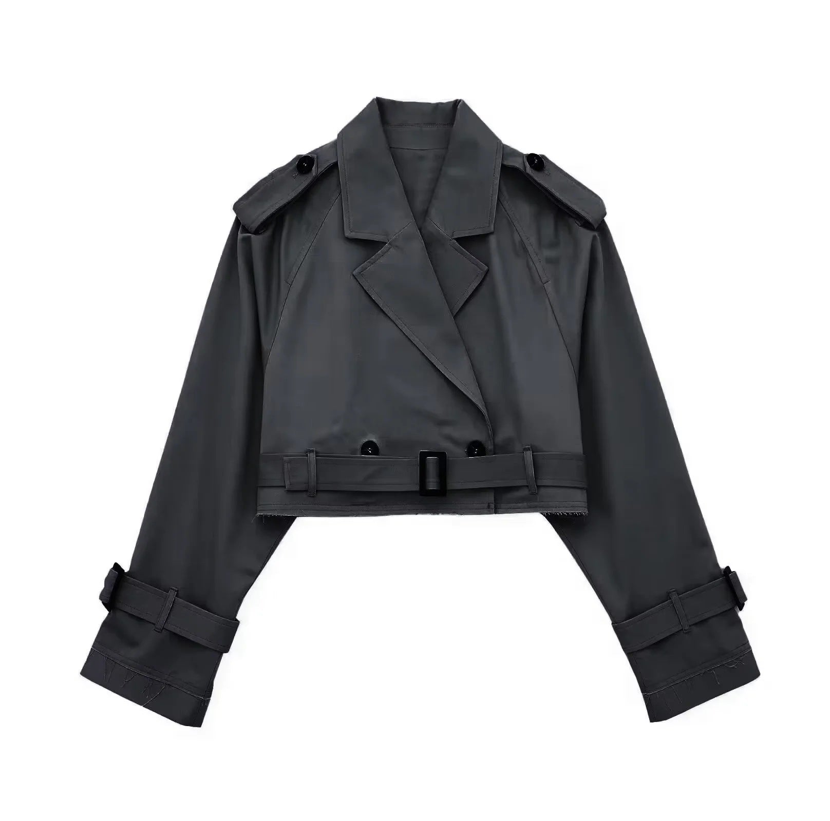 European And American Style Women's Short Cut Windbreaker