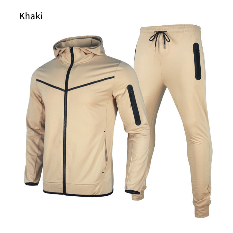 Hooded Sports Leisure Suit Men's Suit