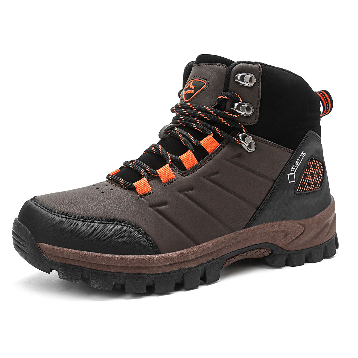 High-top Hiking Shoes For Autumn And Winter Shock Absorption Outdoor