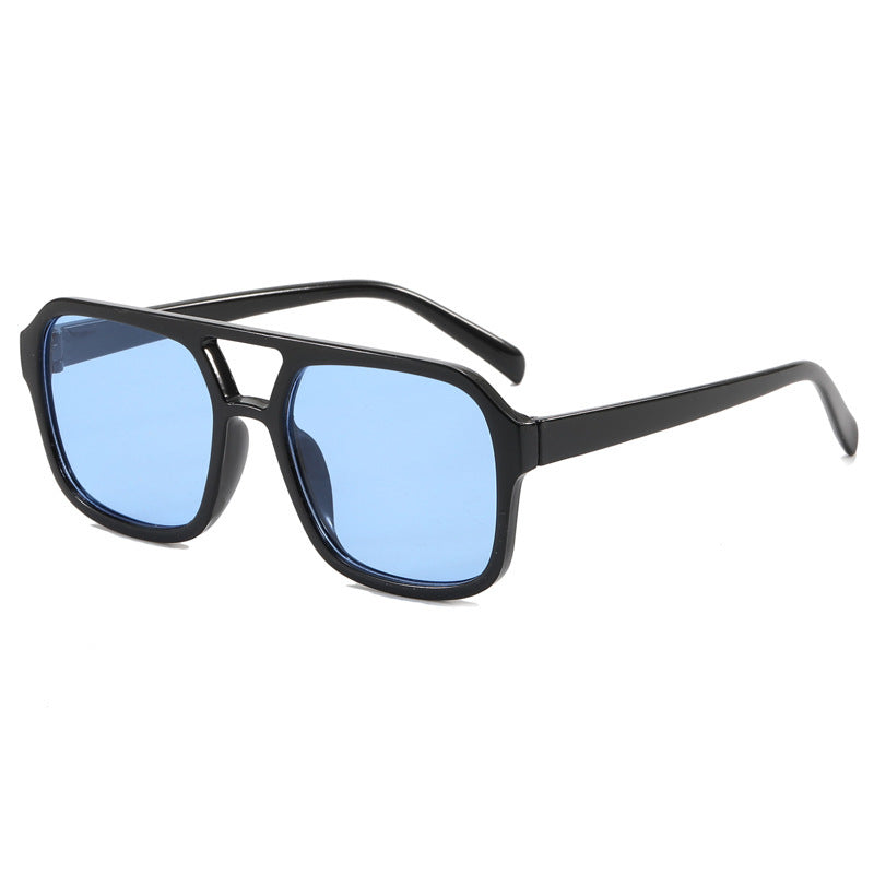 Personalized Retro UV-proof Double Beam Sunglasses