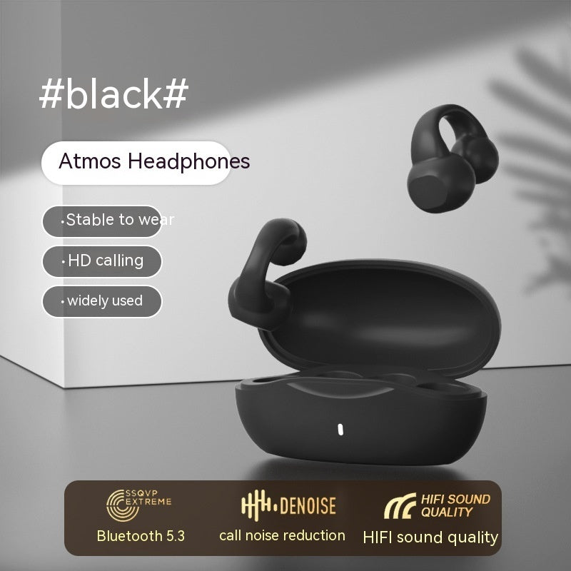 Fashion Simple Clip-on Wireless Bluetooth Headset