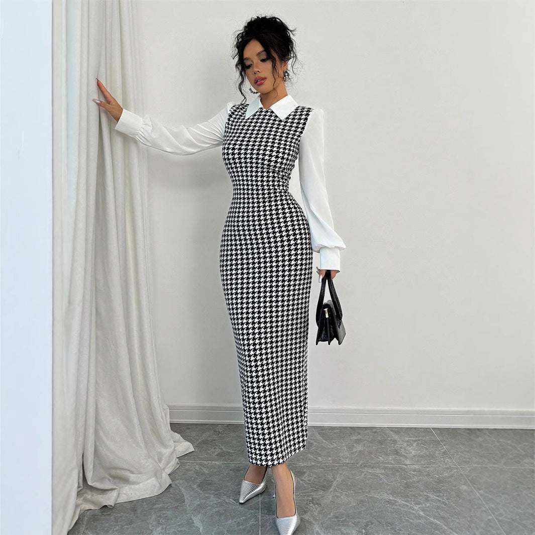 Fashion Fake Two Pieces Women's Dress