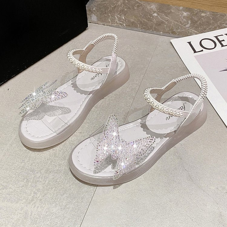 Net Celebrity Women's Slippers For Outer Wear