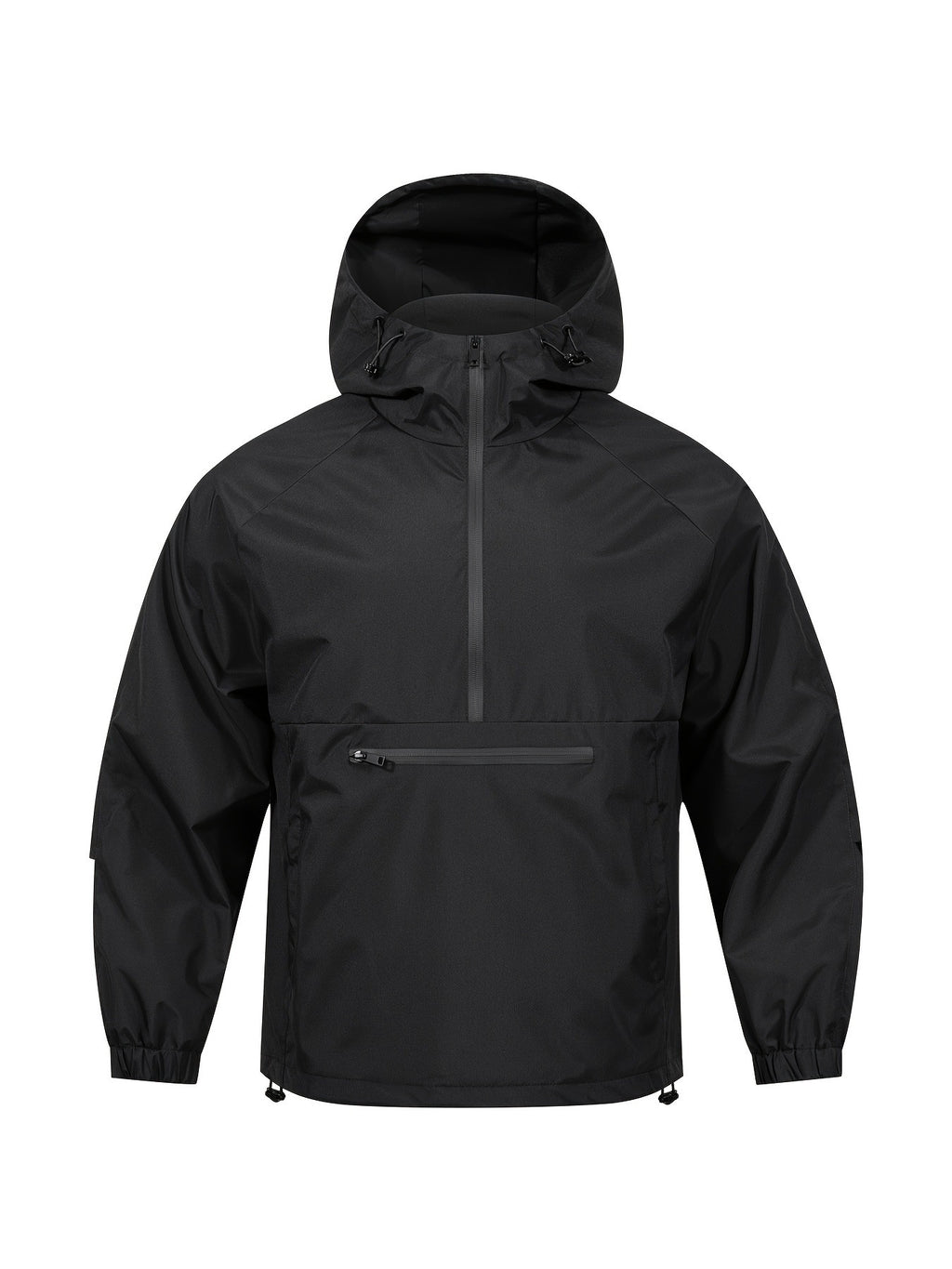 Men's Korean-style Loose Half-zip Hooded Sweater Jacket
