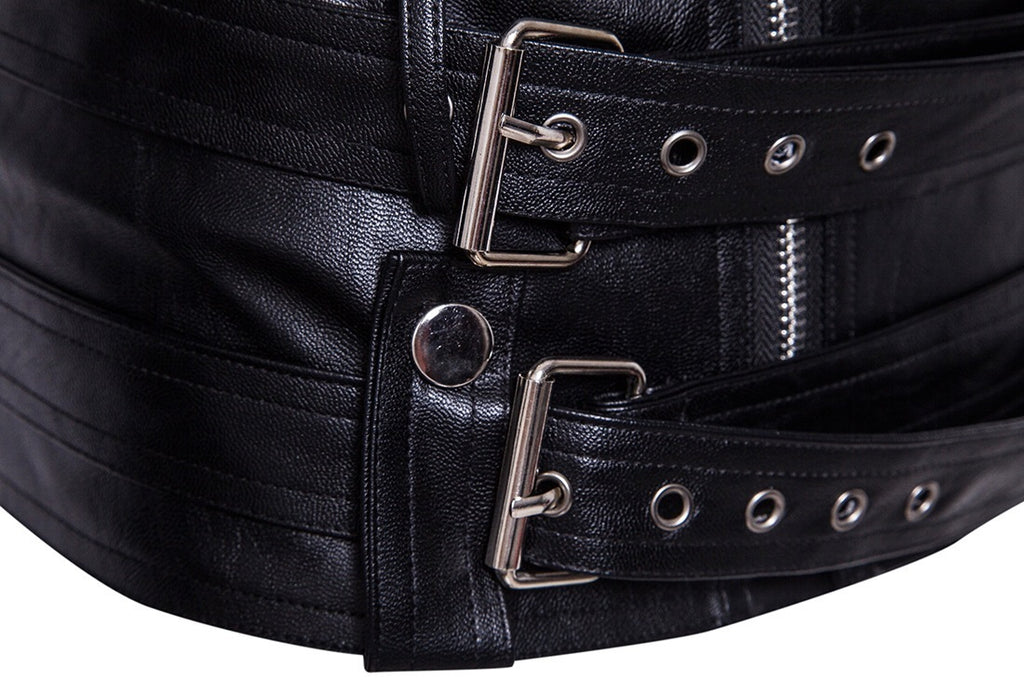 Ouma Punk Men's Leather Carripi Motorcycle