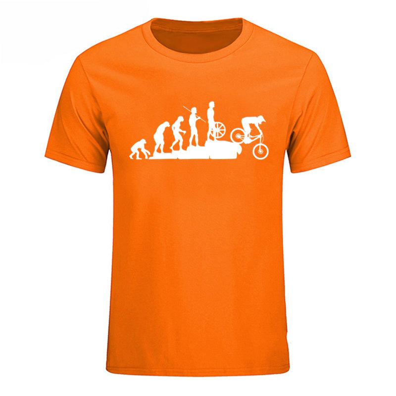 Round neck short sleeve T-shirt