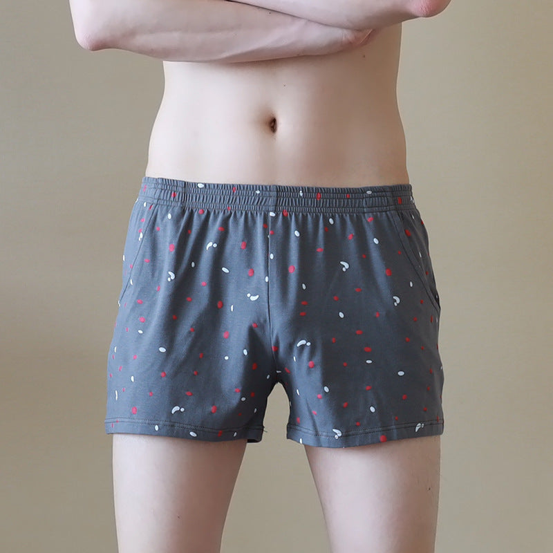 Men's Home Pajama Pants Boxer Breathable Plus Size Shorts
