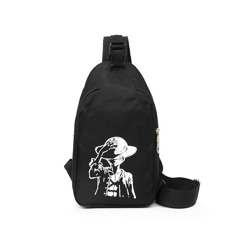 Luminous men's chest bag