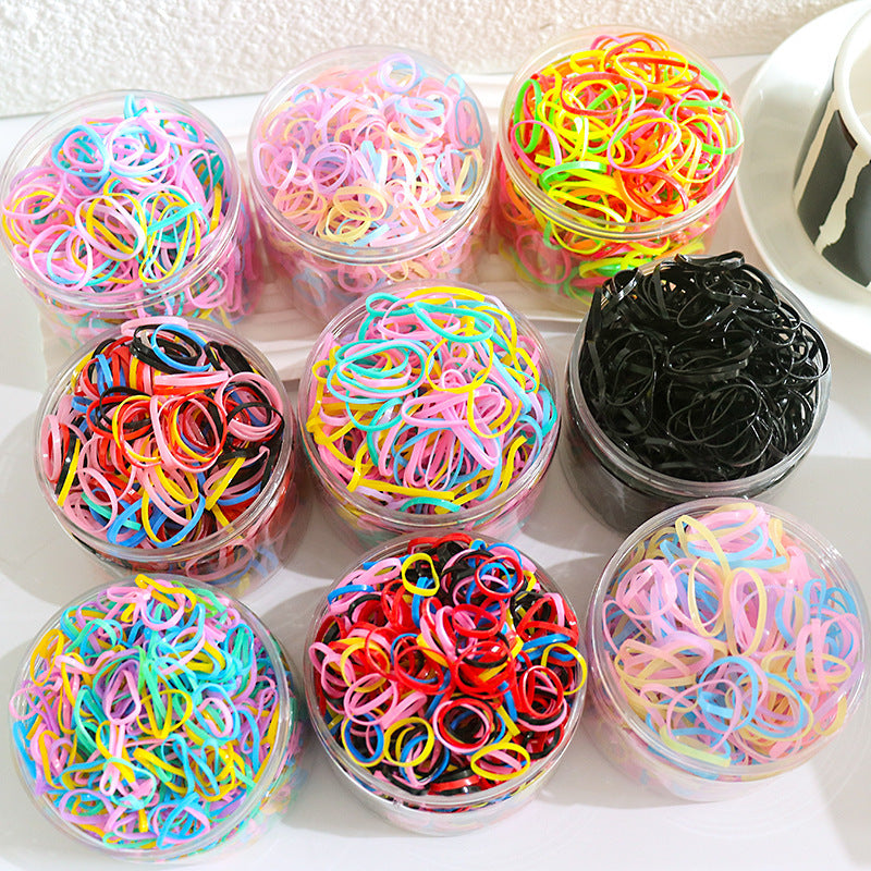 Baby Hair Ties Hair Rubber Bands For Toddler Infants Kids Girls Thin Small Hair Elastics TPU 300 600 Piece Pack