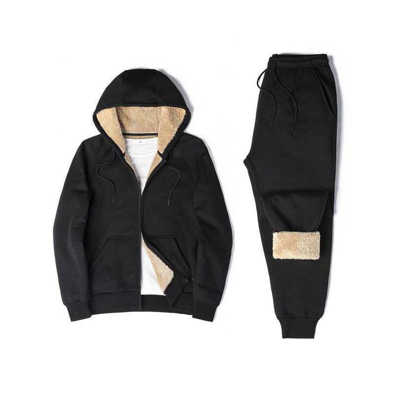 Hooded Sports Casual Cardigan Warm Jacket