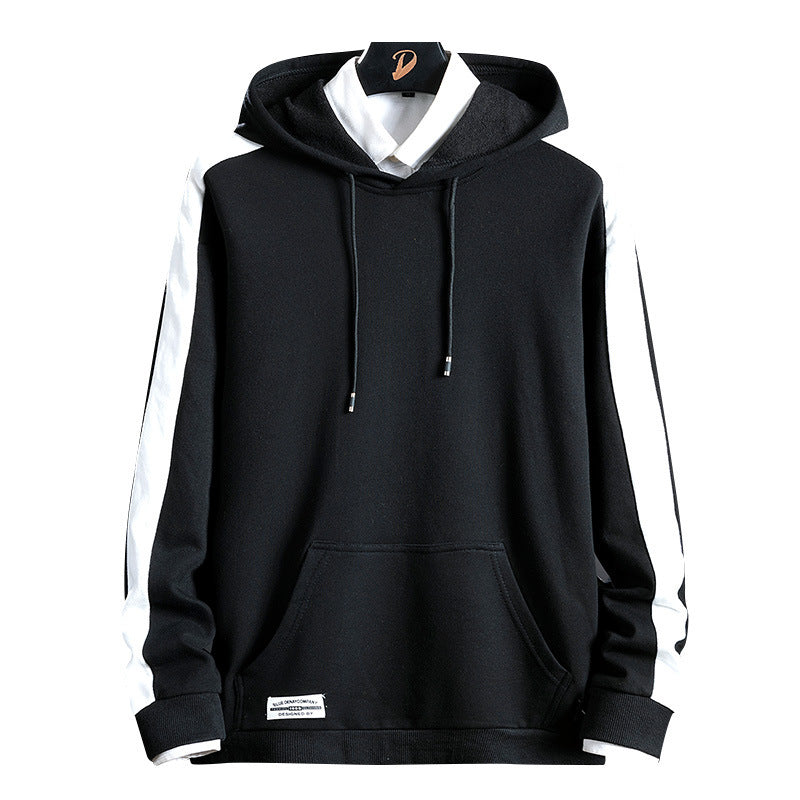 Men's sweater hooded jacket