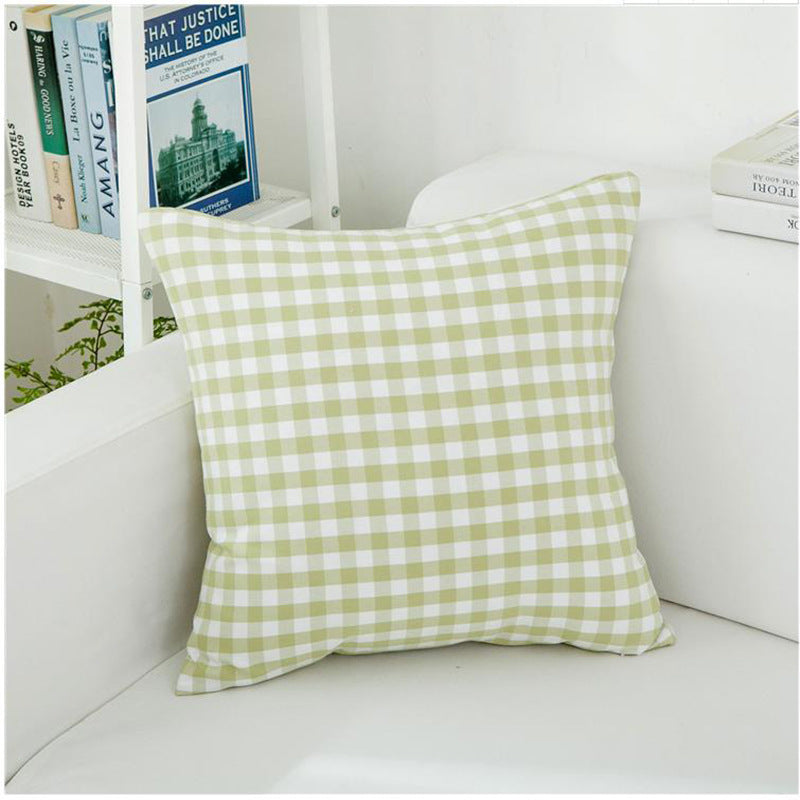 New Nordic Plaid Pillowcase Without Core