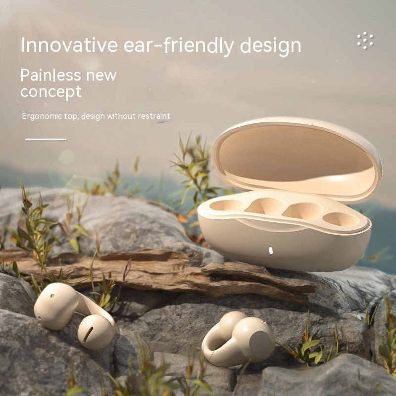 Fashion Simple Clip-on Wireless Bluetooth Headset