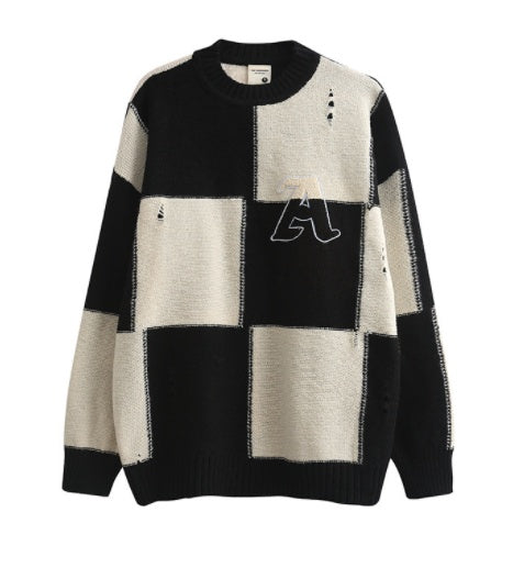 Ins Loose Top Retro Style Sweater