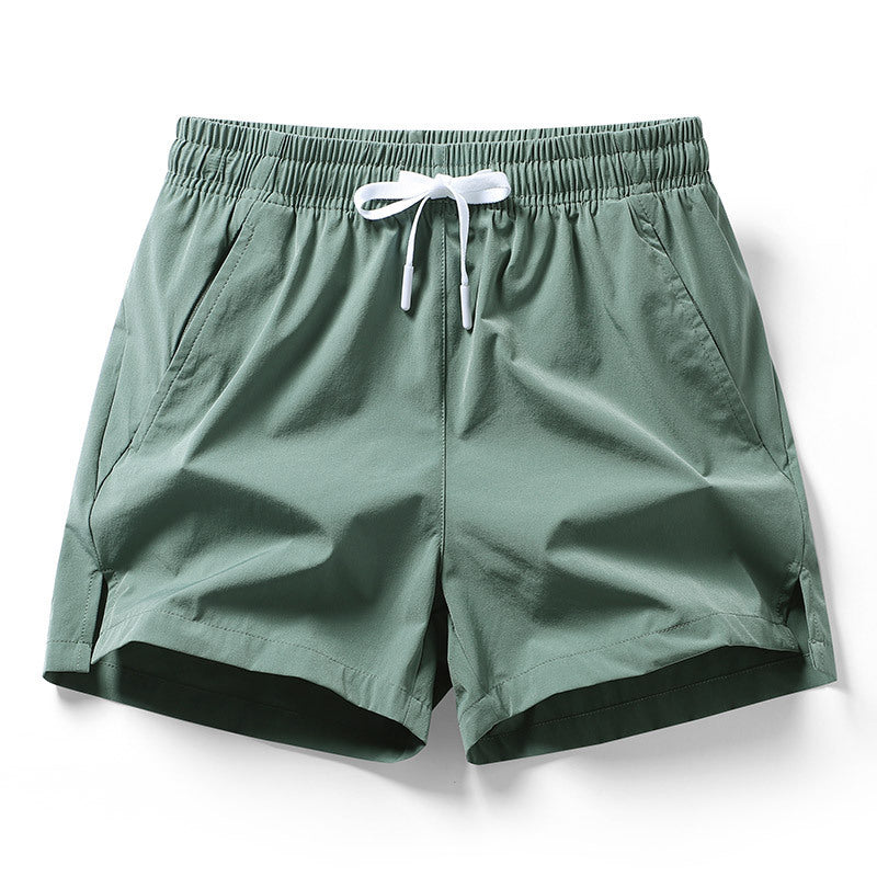 Sports Shorts Slit Women's Ice Silk Leisure Stretch