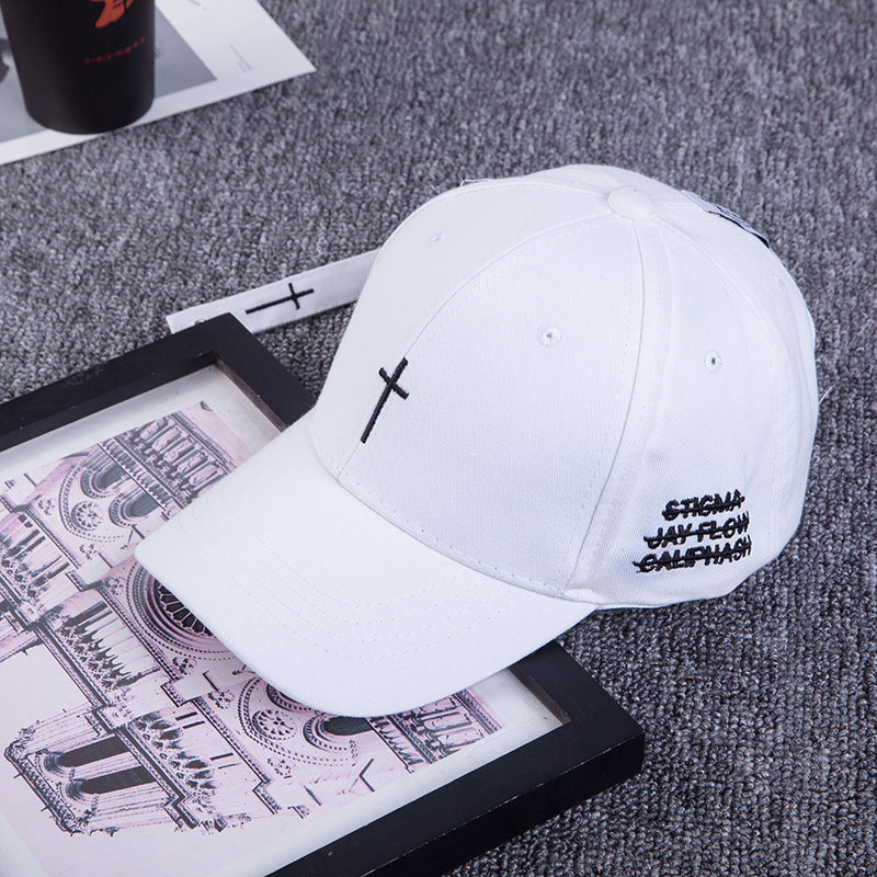 Embroidered Cross Baseballcap