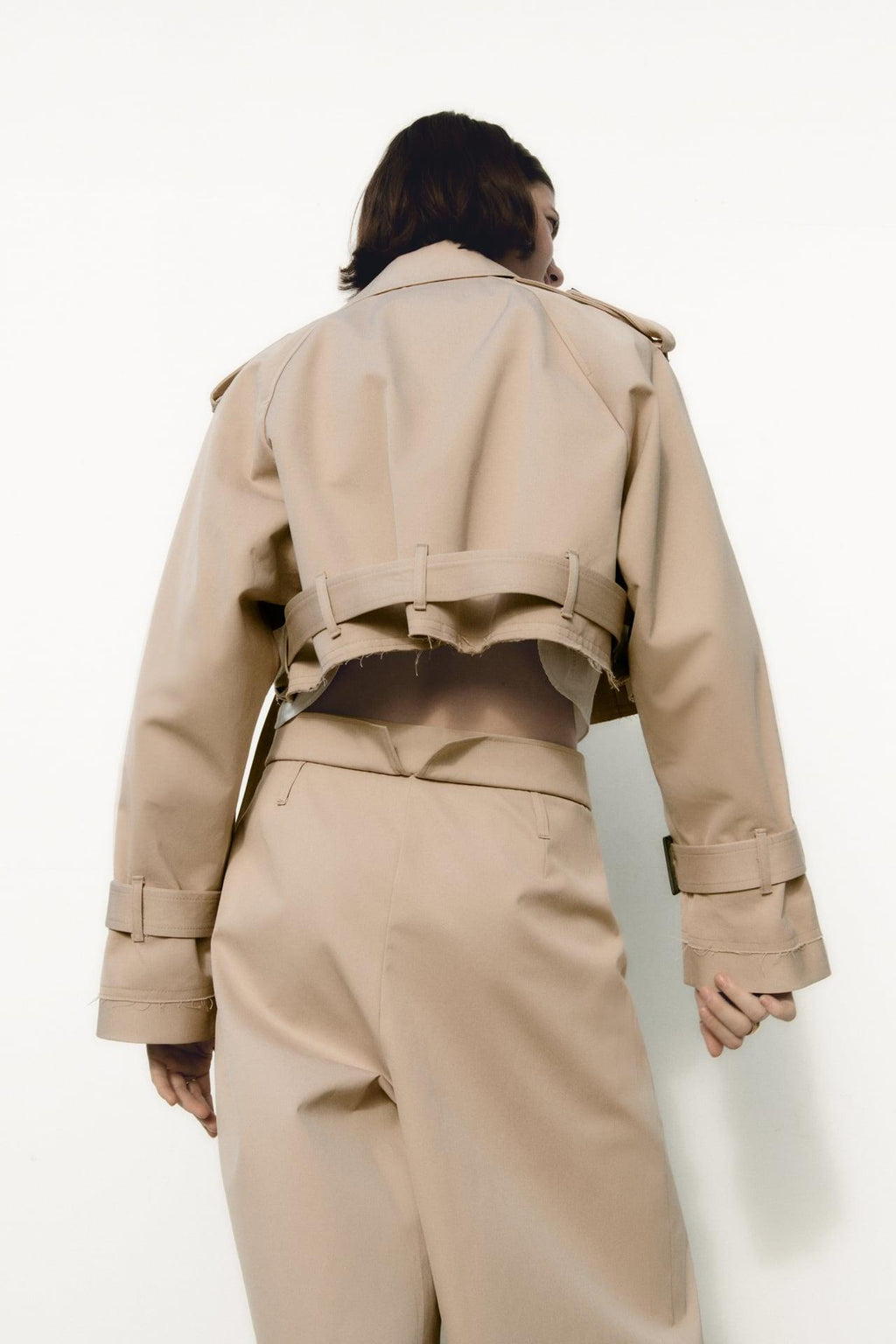 Versatile Loose Belted Long-sleeved Casual Ladies Jacket
