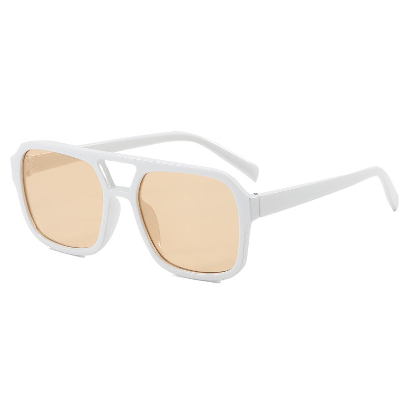 Personalized Retro UV-proof Double Beam Sunglasses