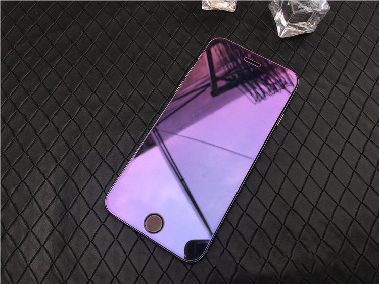 Compatible with Apple , Colorful mirror tempered film
