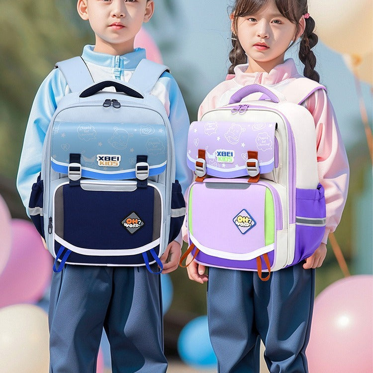 Schoolbag Burden Reduction Spine Protection Lightweight And Large Capacity Backpack