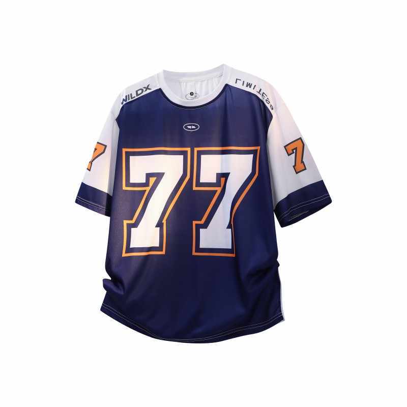 Men's Quick-drying Loose Sports Color Matching Short-sleeved T-shirt
