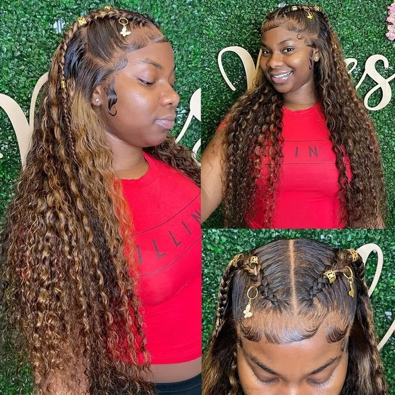 Women's Simple And Fashionable Lace And Curly Hair
