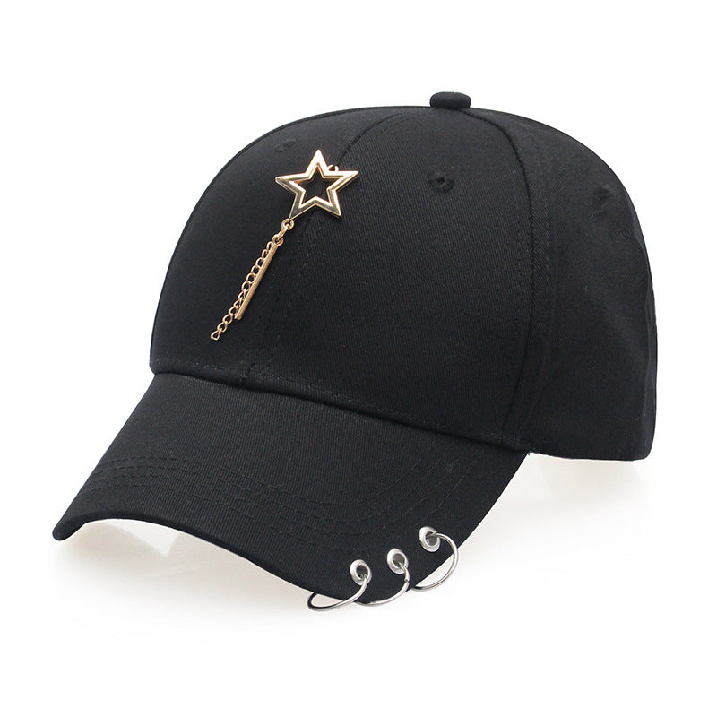 Korean version of solid color fashion personality couple hat