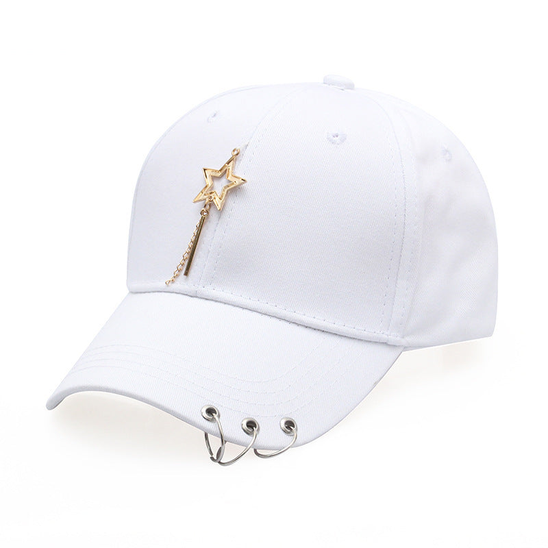 Korean version of solid color fashion personality couple hat