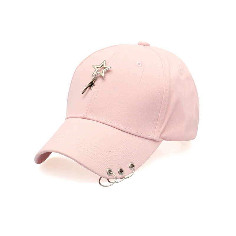 Korean version of solid color fashion personality couple hat