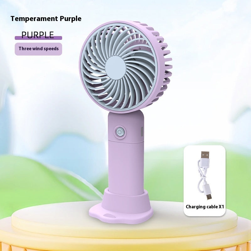 Rechargeable Handheld Desktop Portable Little Fan USB Electric Fan