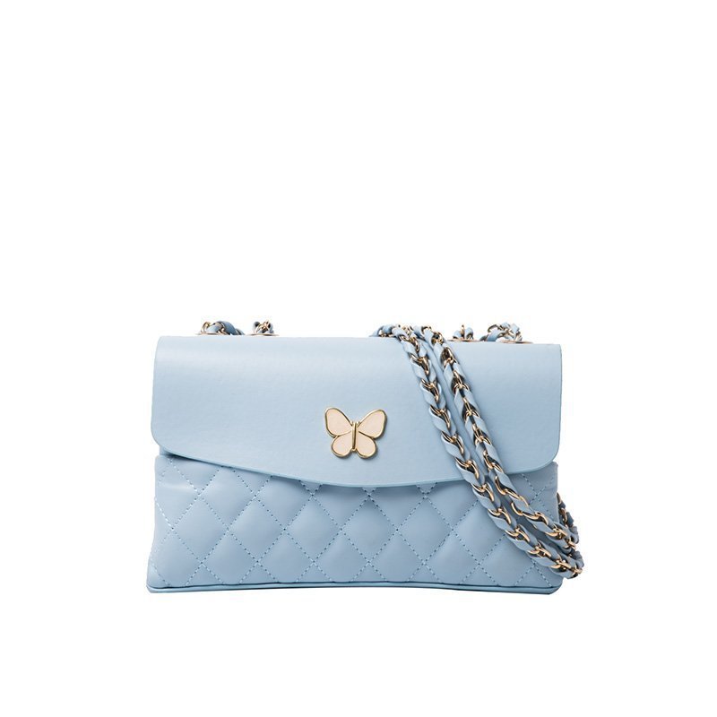 Fashion Trend Rhombus Chain Bag Ins Western Style One Shoulder Messenger Small Square Bag Tide