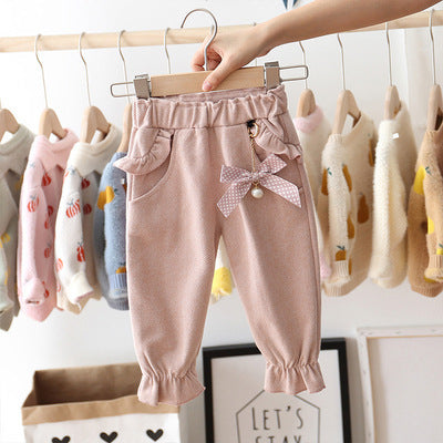 Baby Trousers Korean Style Trendy Pants Autumn