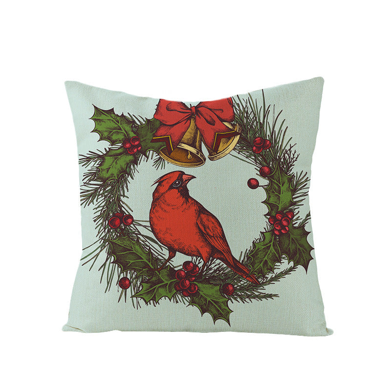 Cartoon Digital Printing Christmas Pillowcase
