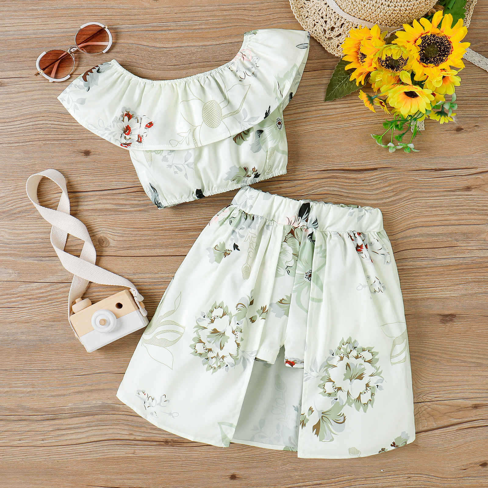 Pearl Button Summer Bubble Sleeves