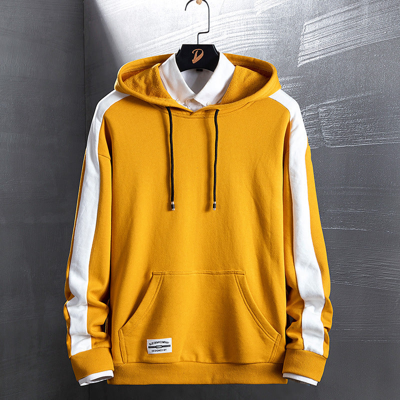 Men's sweater hooded jacket