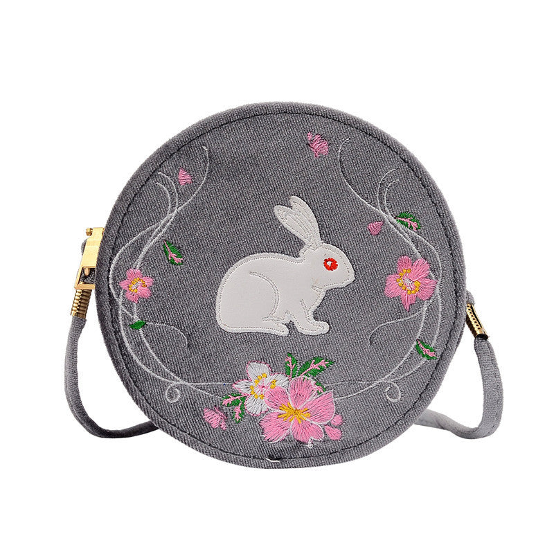Hanfu Bag Children's Antique Bag Fashion Cute Simple Velvet Small Round Bag