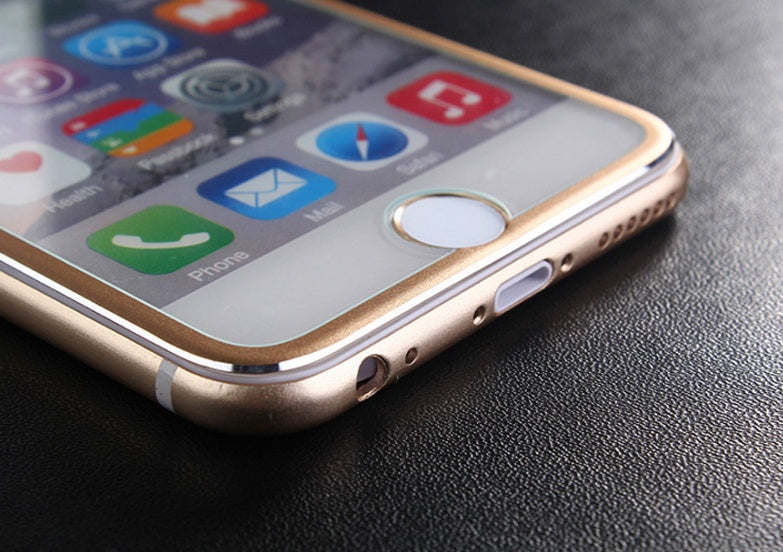 Compatible With Apple, For  Titanium Alloy Tempered Film Black 3d Full Screen Cover Film