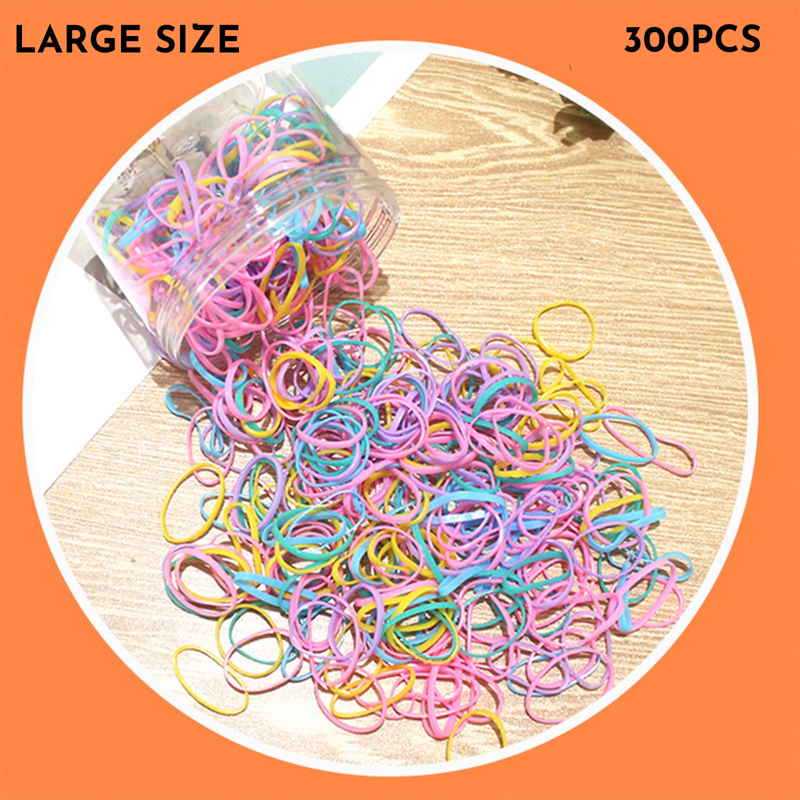 Baby Hair Ties Hair Rubber Bands For Toddler Infants Kids Girls Thin Small Hair Elastics TPU 300 600 Piece Pack