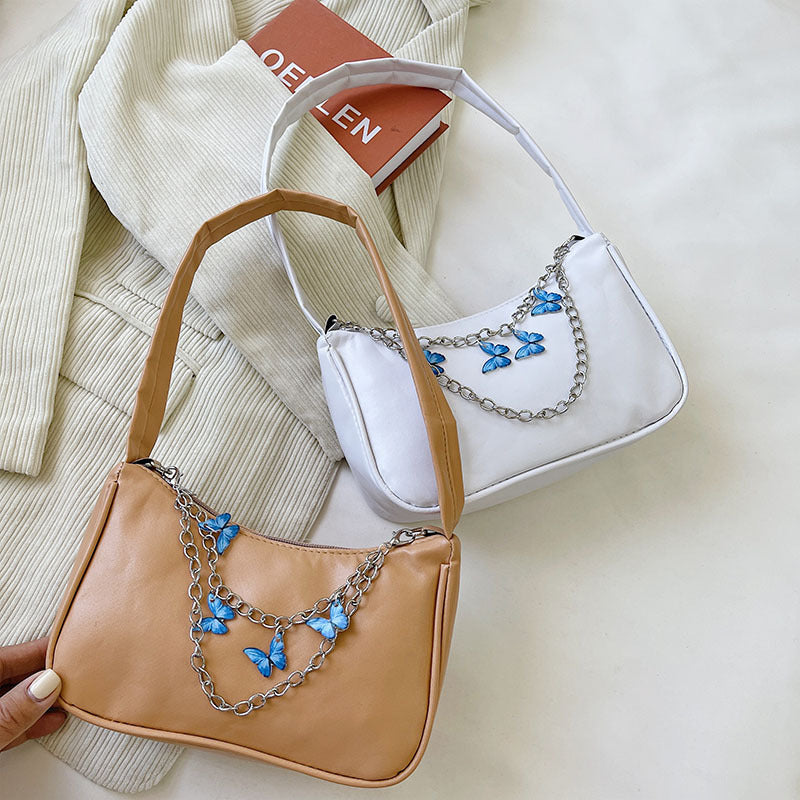 Women's New Style Butterfly Jewelry Chain Casual Fashion Handbag